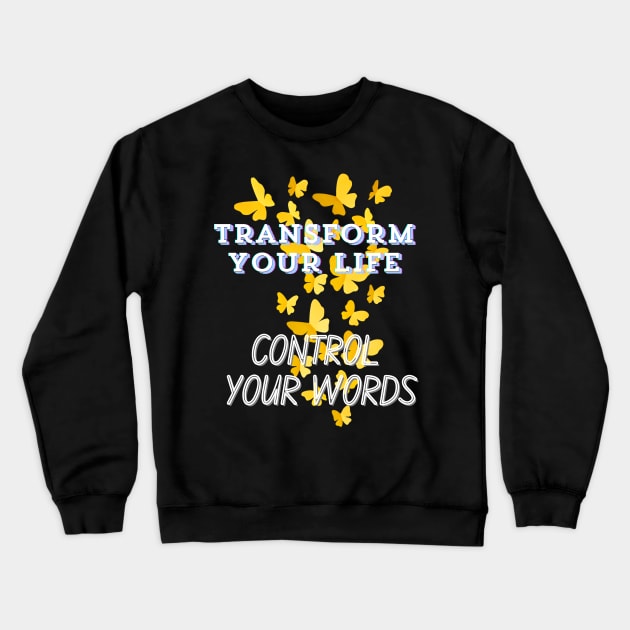 Transformation of butterflies Crewneck Sweatshirt by BOUTIQUE MINDFUL 